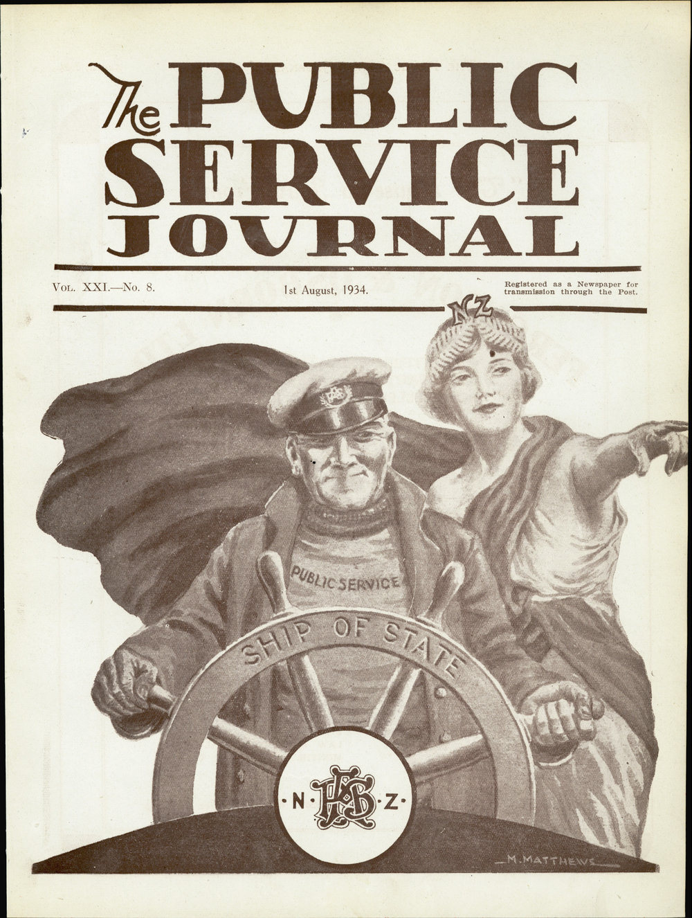 PSA Journal: Vol 21 No 8, August 1934