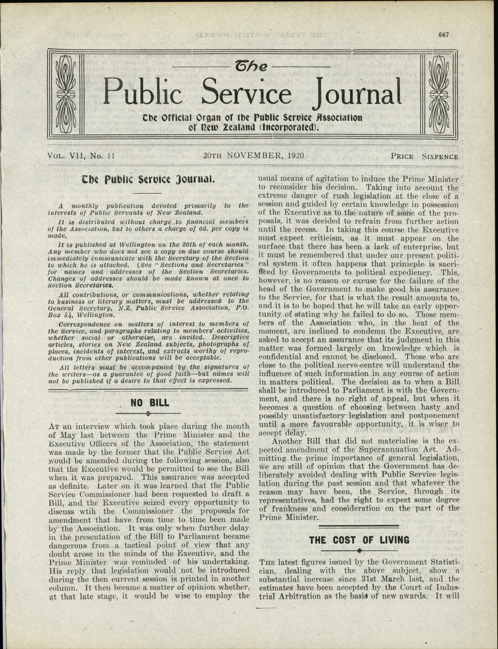PSA Journal: Vol 7 No 11, November 1920