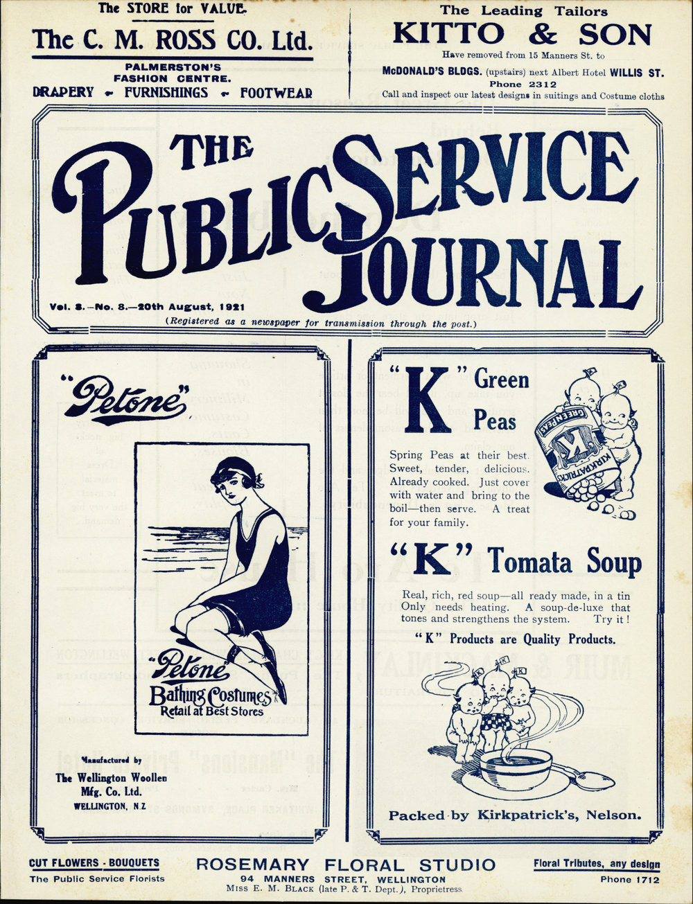 PSA Journal: Vol 8 No 8, August 1921