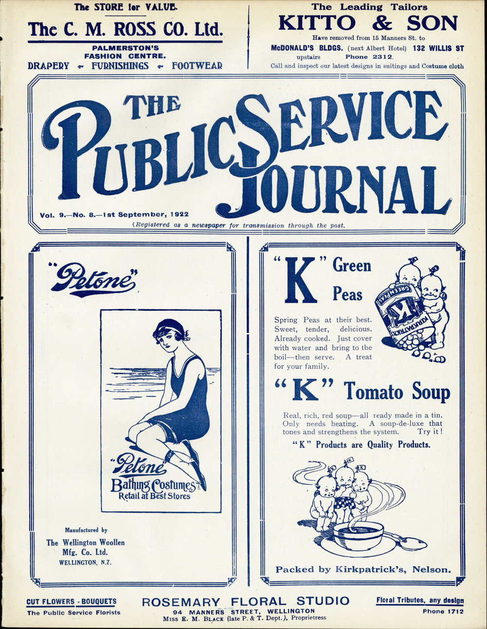 PSA Journal: Vol 9 No 8, September 1922