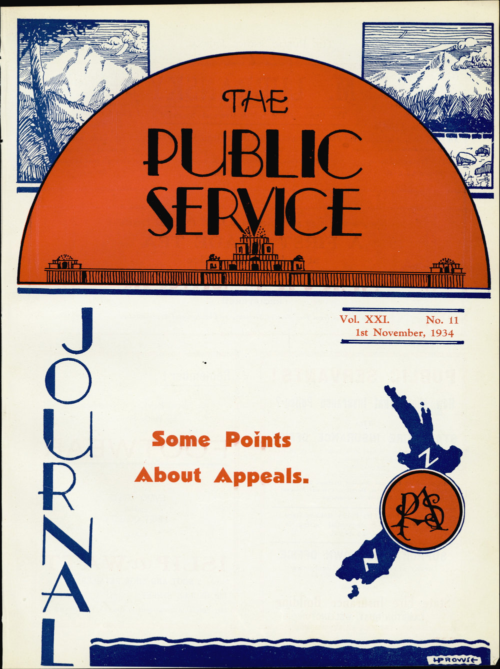 PSA Journal: Vol 21 No 11, November 1934