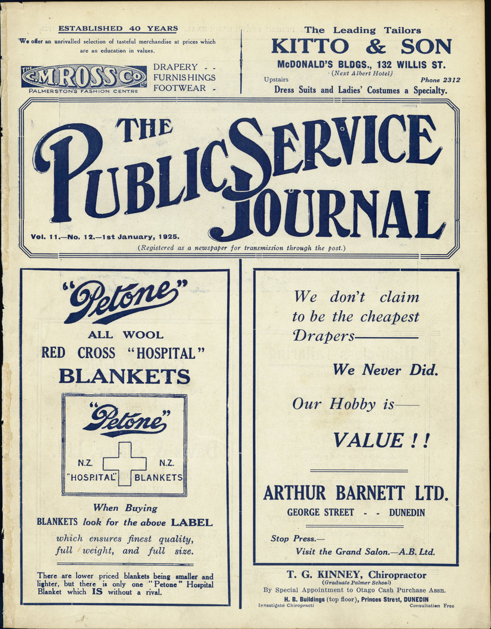 PSA Journal: Vol 11 No 12, January 1925