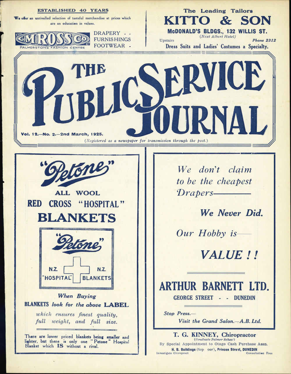 PSA Journal: Vol 12 No 2, March 1925
