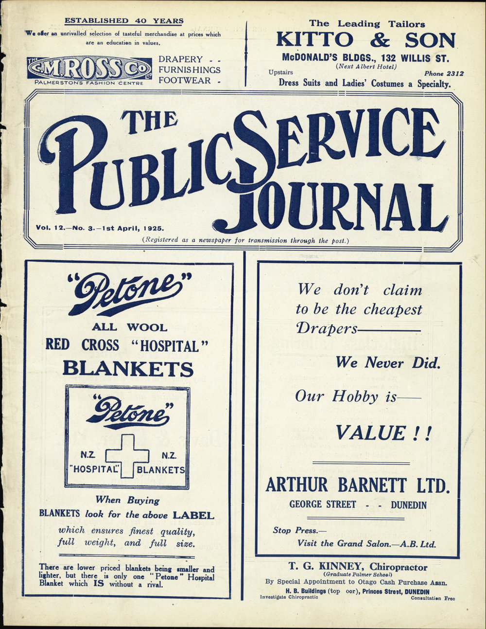 PSA Journal: Vol 12 No 3, April 1925