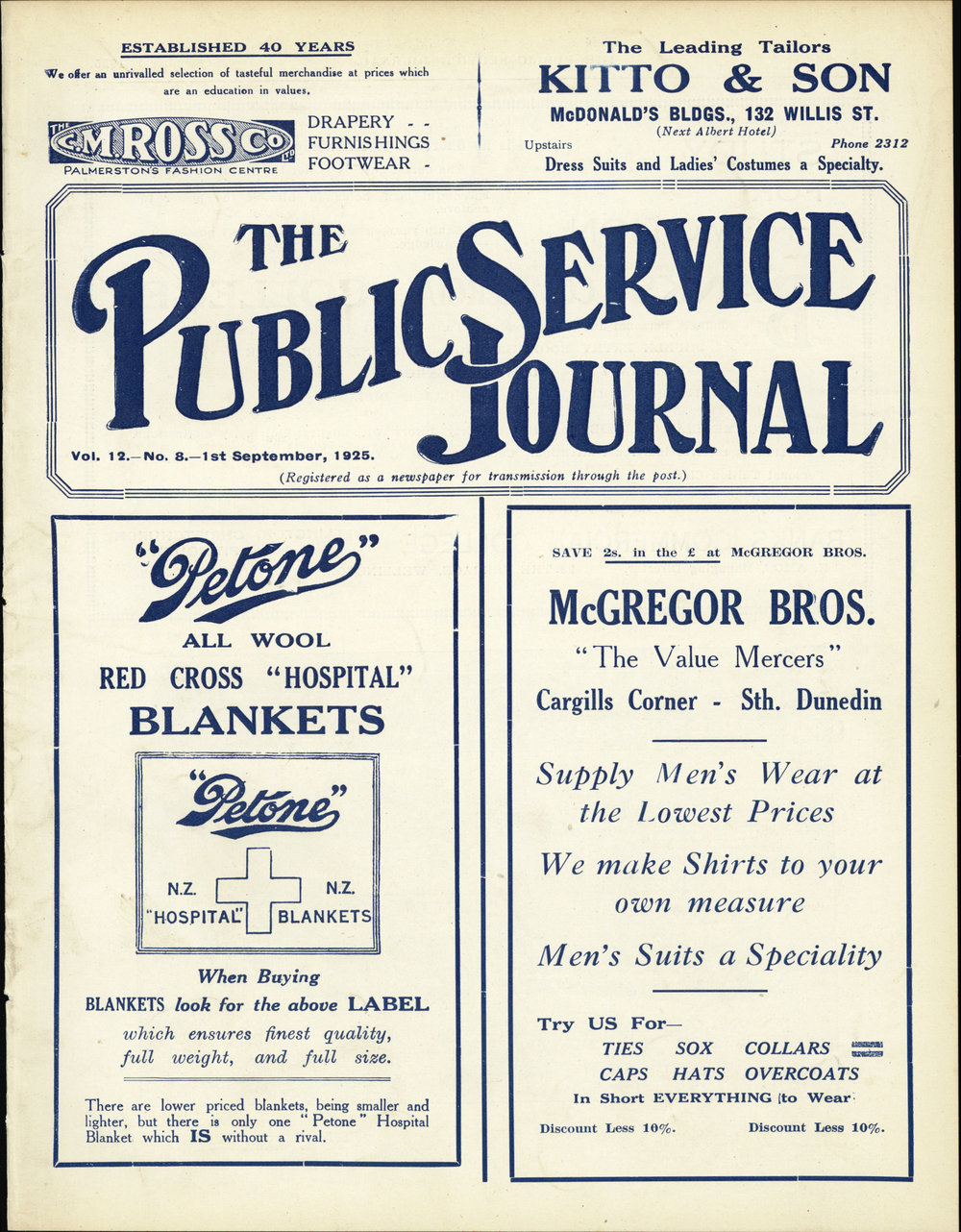 PSA Journal: Vol 12 No 8, September 1925