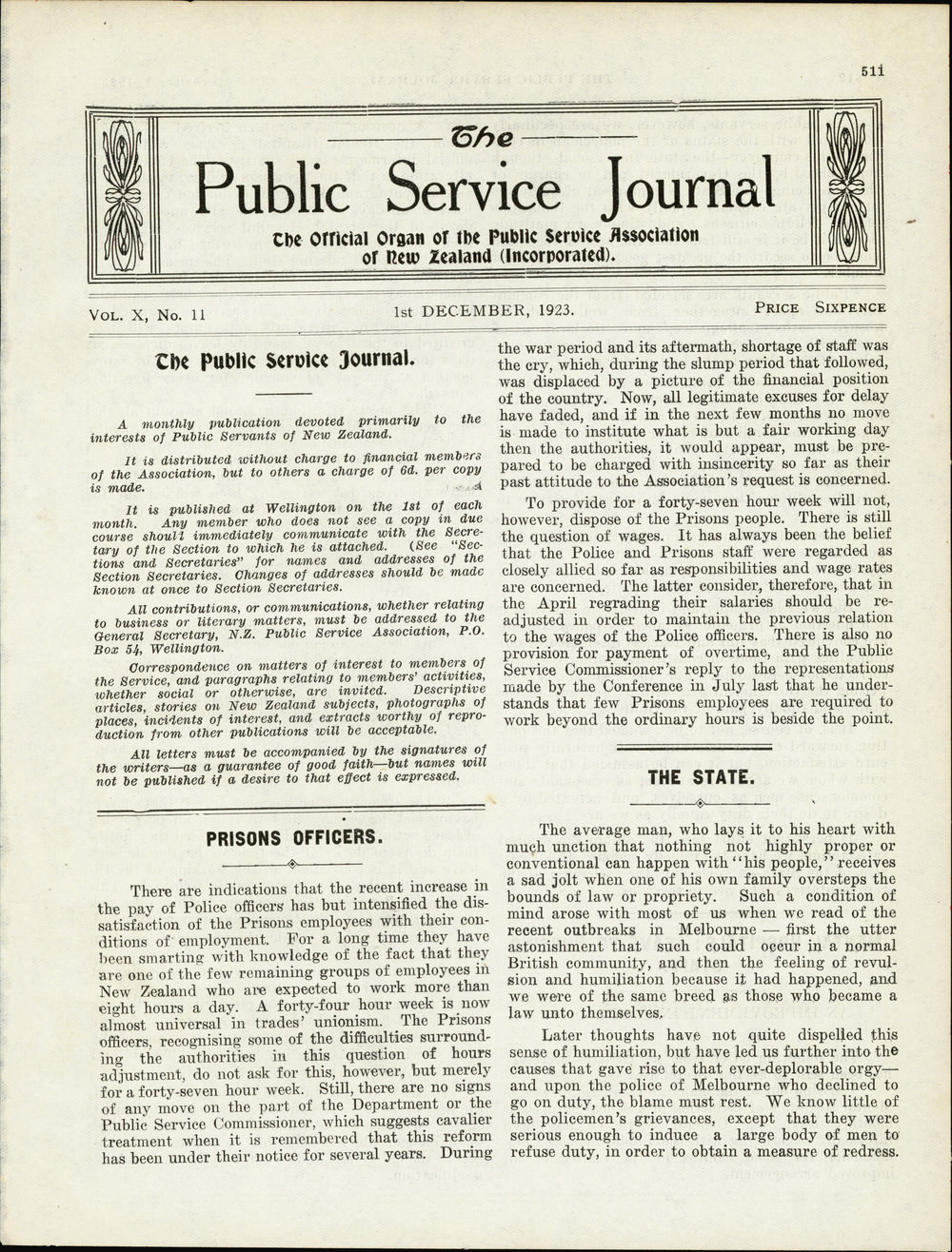 PSA Journal: Vol 10 No 11, December 1923