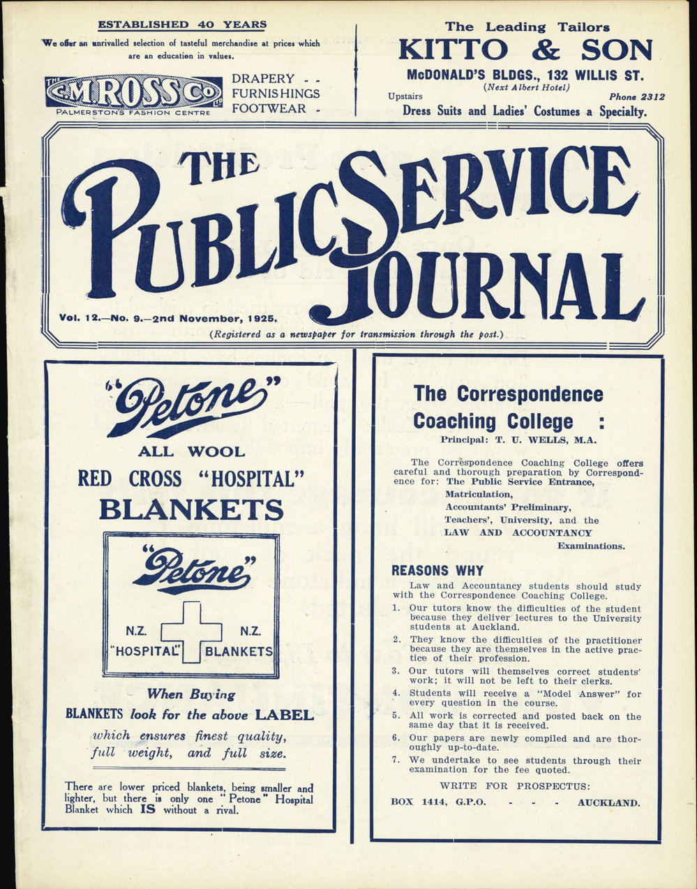 PSA Journal: Vol 12 No 10, November 1925