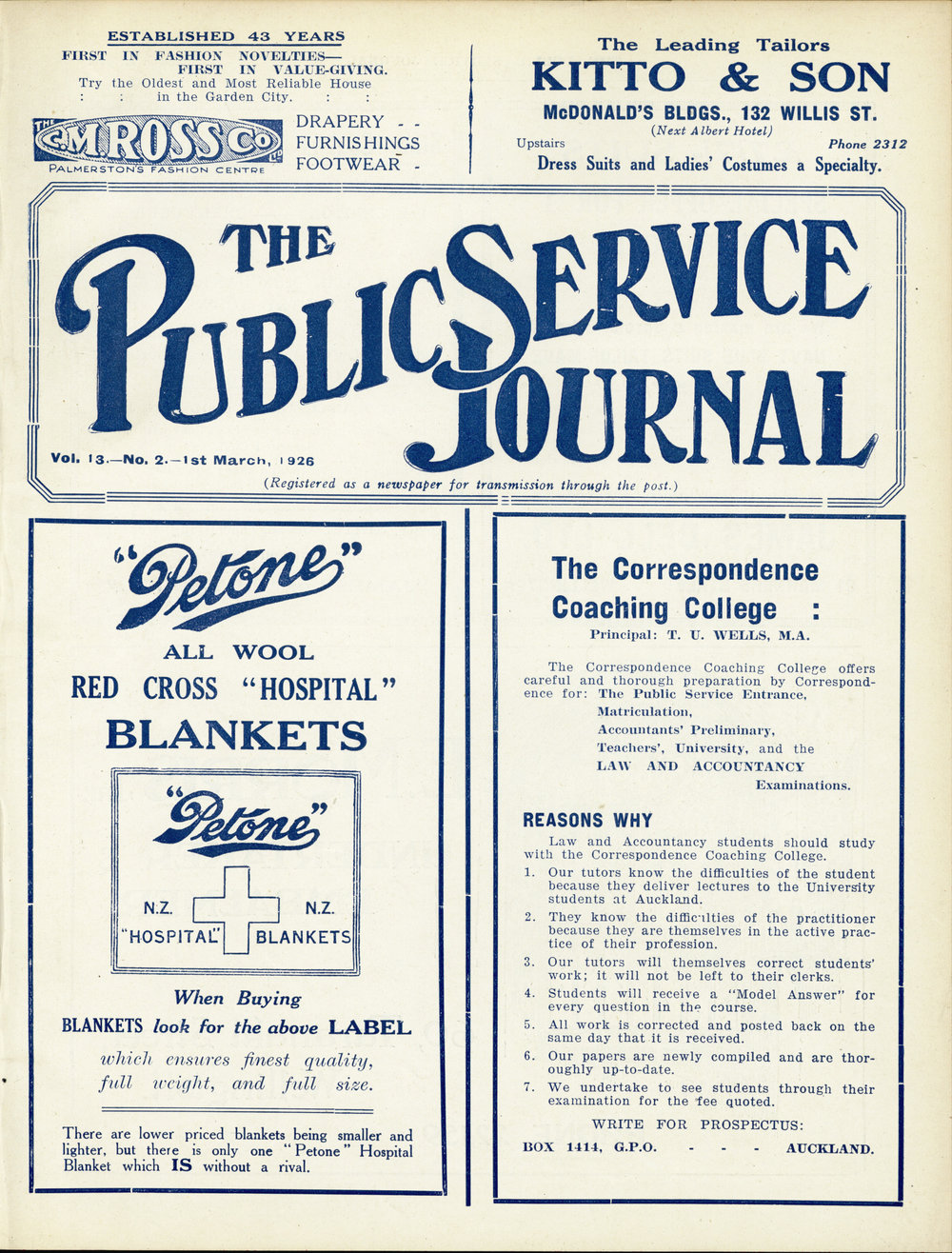 PSA Journal: Vol 13 No 2, March 1926
