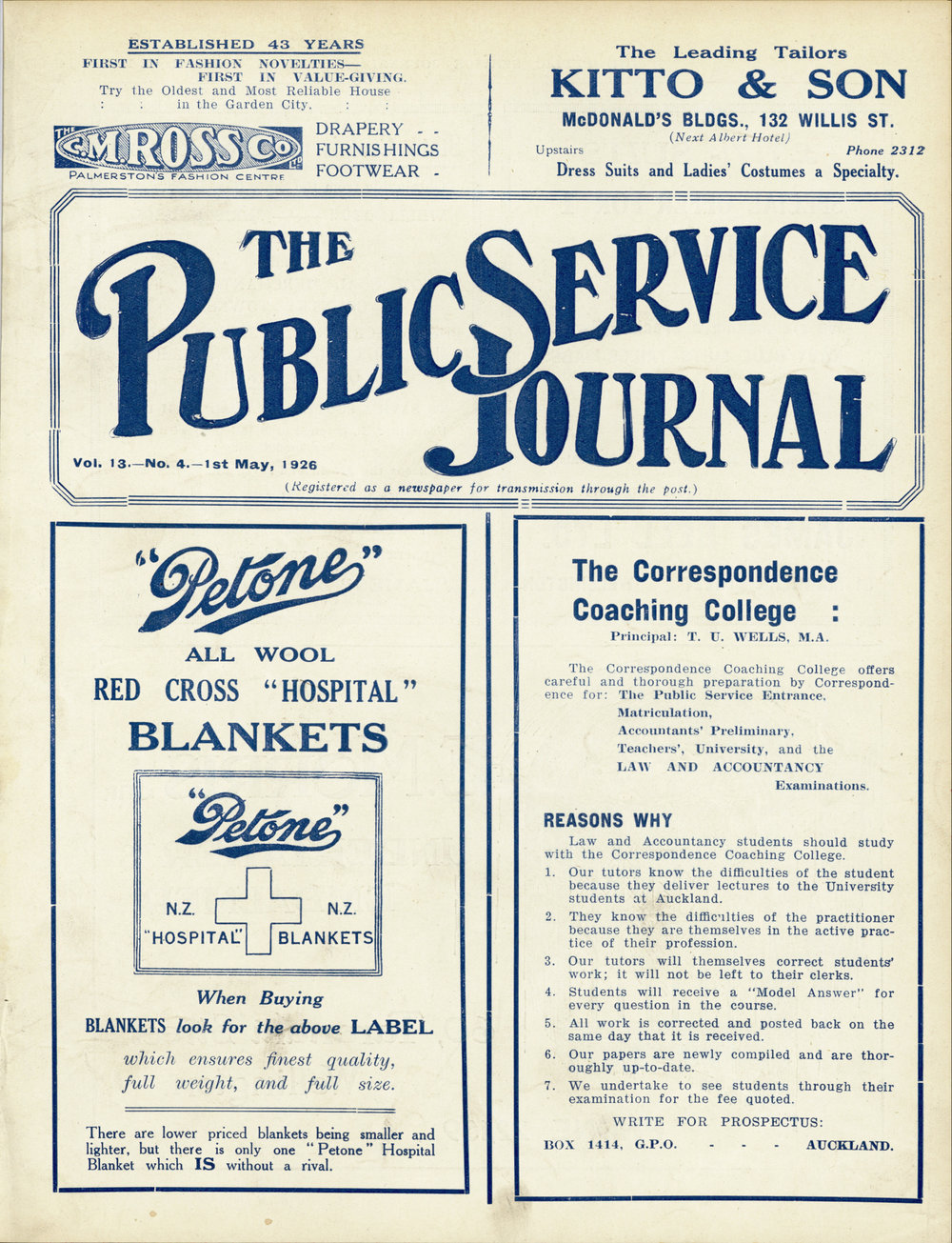 PSA Journal: Vol 13 No 4, May 1926