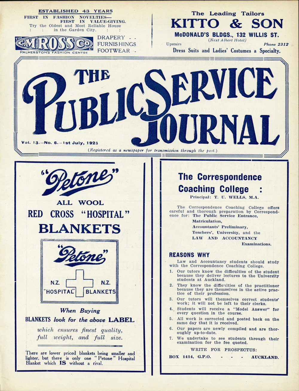 PSA Journal: Vol 13 No 6, July 1926