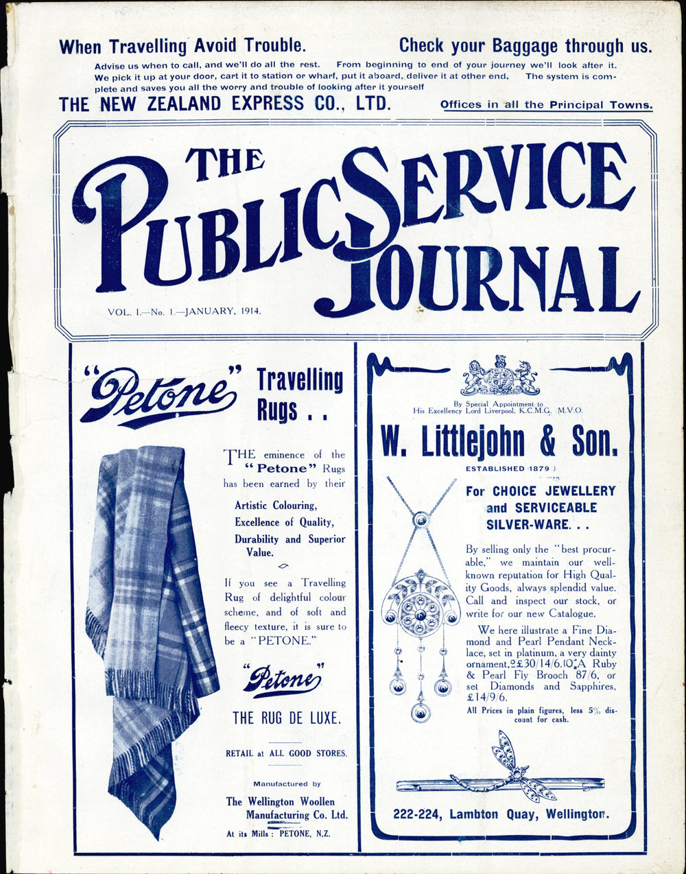 PSA Journal: Vol 1 No 1, January 1914