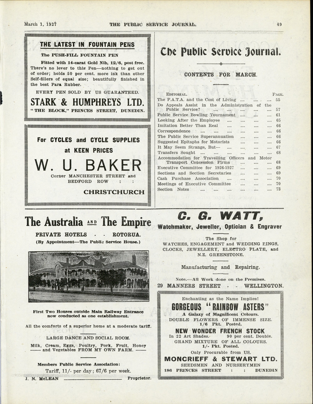 PSA Journal: Vol 14 No 2, March 1927