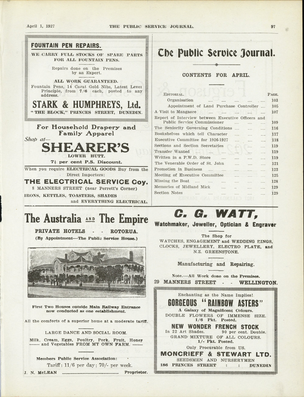 PSA Journal: Vol 14 No 3, April 1927