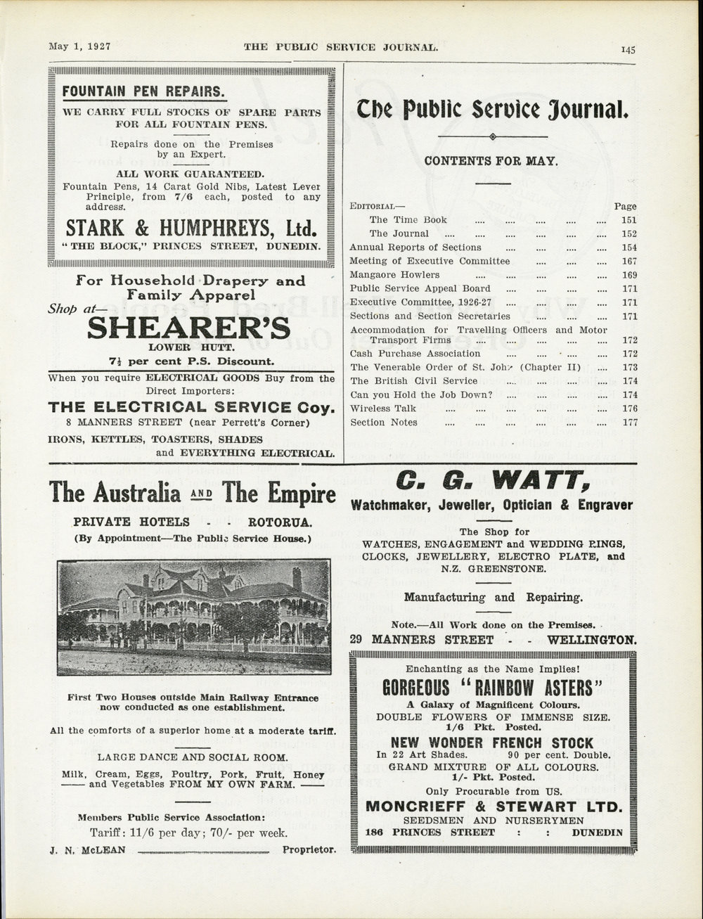 PSA Journal: Vol 14 No 4, May 1927