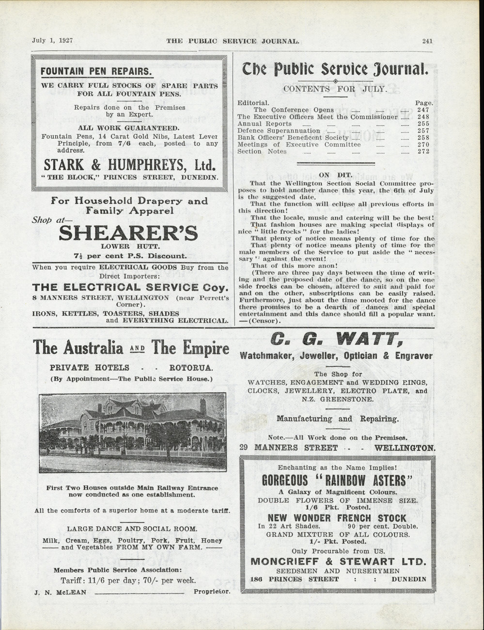 PSA Journal: Vol 14 No 6, July 1927