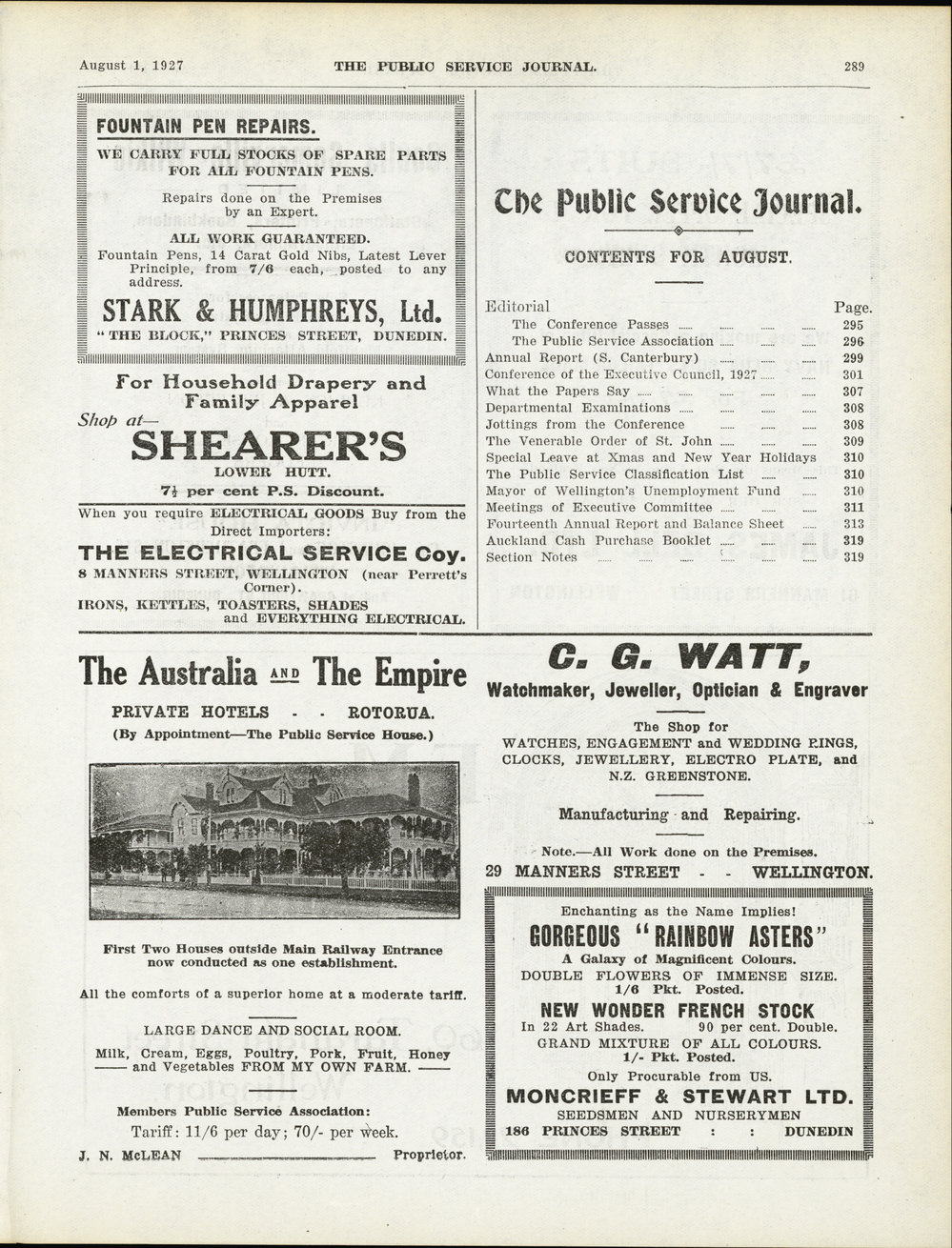 PSA Journal: Vol 14 No 7, August 1927