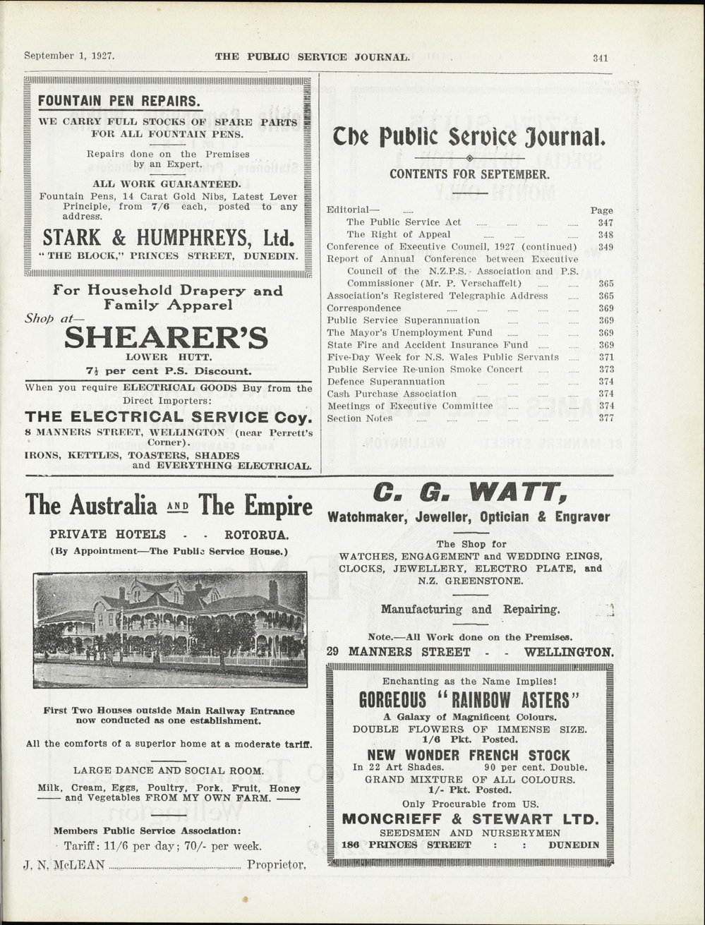 PSA Journal: Vol 14 No 8, September 1927