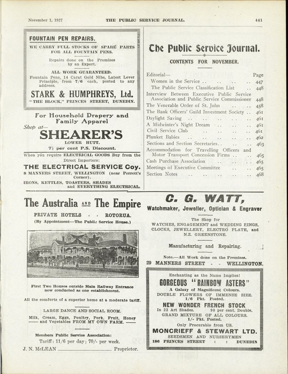 PSA Journal: Vol 14 No 10, November 1927