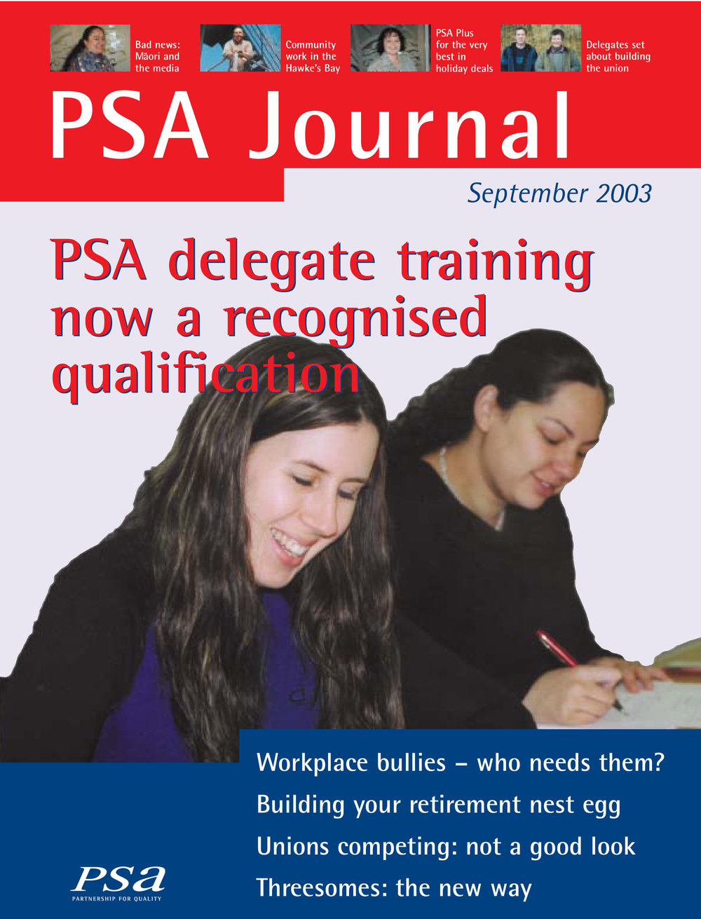 PSA Journal: September 2003