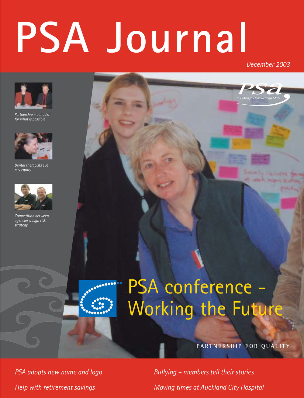 PSA Journal: December 2003