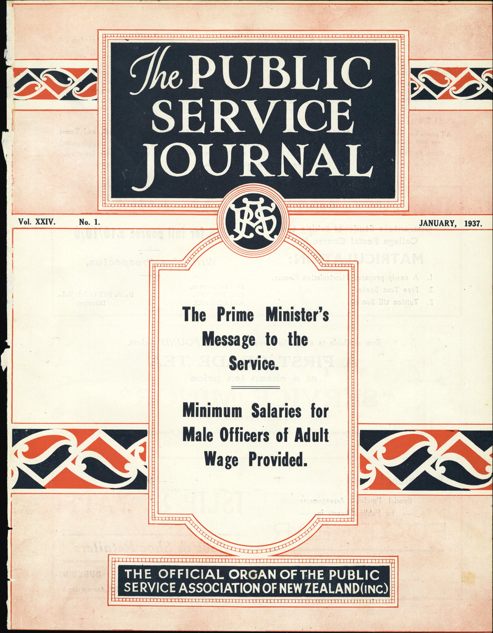 PSA Journal: Vol 24 No 1, January 1937