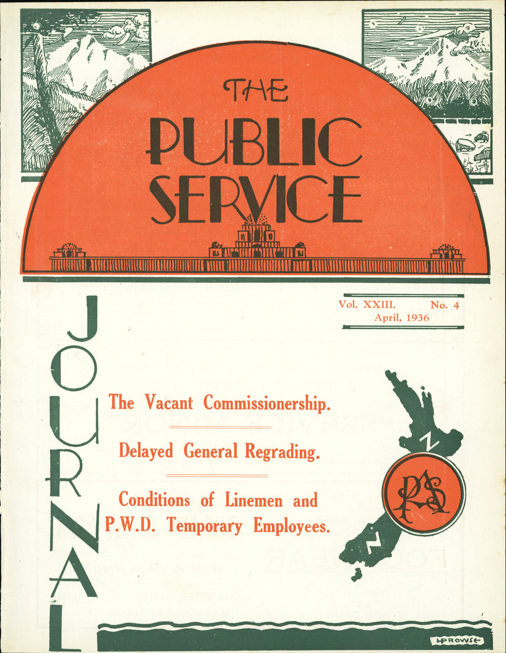PSA Journal: Vol 23 No 4, April 1936