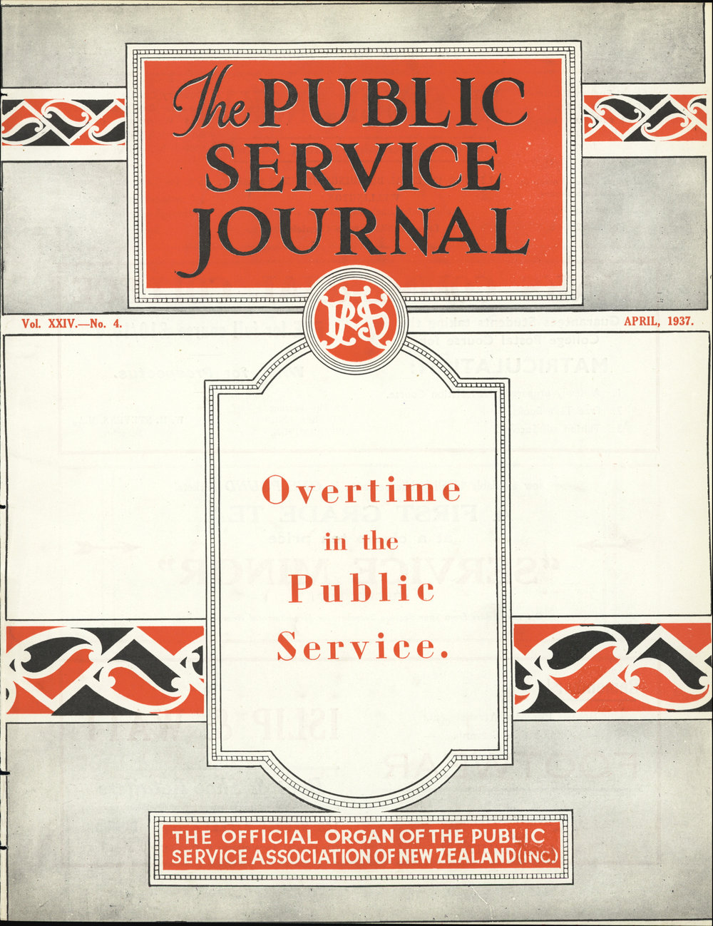 PSA Journal: Vol 24 No 4, April 1937