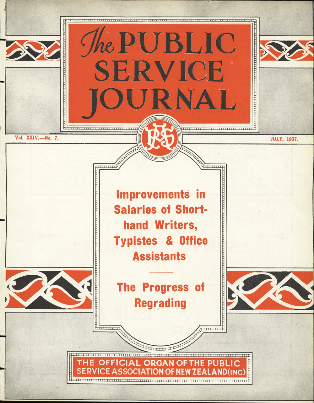 PSA Journal: Vol 24 No 7, July 1937