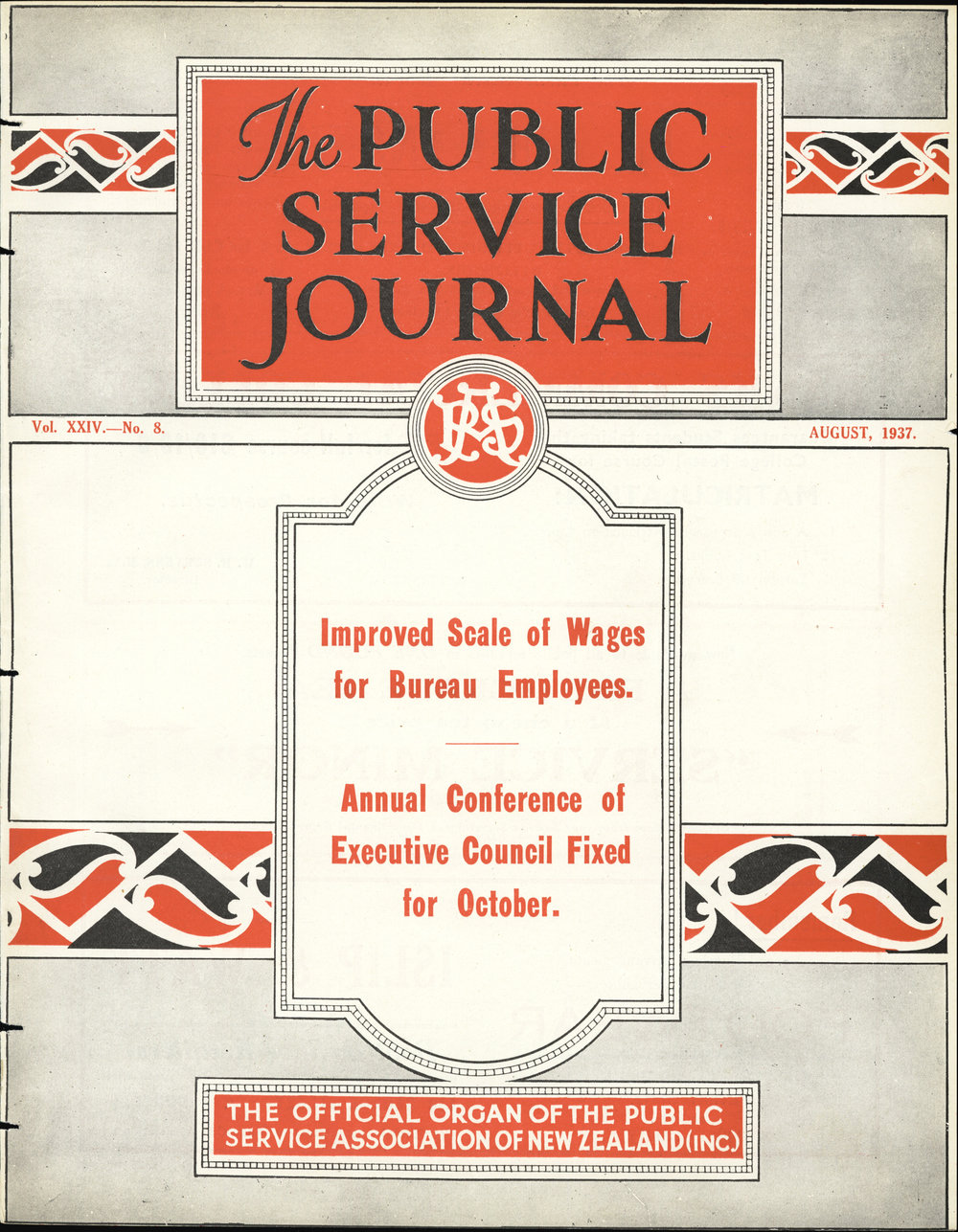 PSA Journal: Vol 24 No 8, August 1937