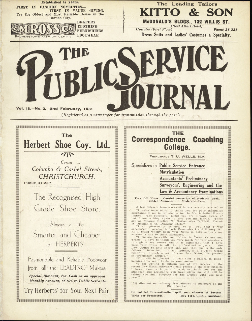 PSA Journal: Vol 18 No 2, February 1931