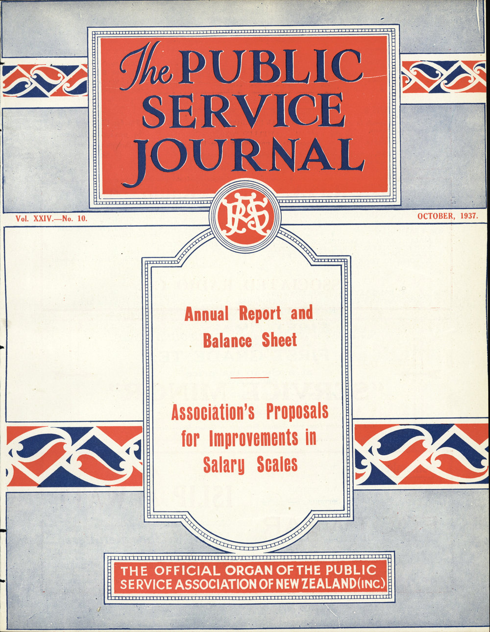 PSA Journal: Vol 24 No 10, October 1937