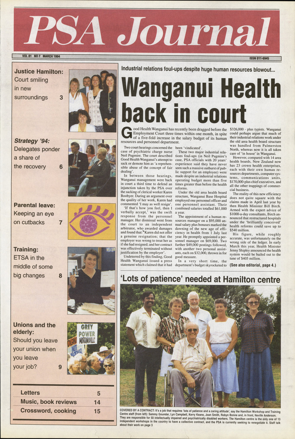 PSA Journal: Vol 81 No 2, March 1994