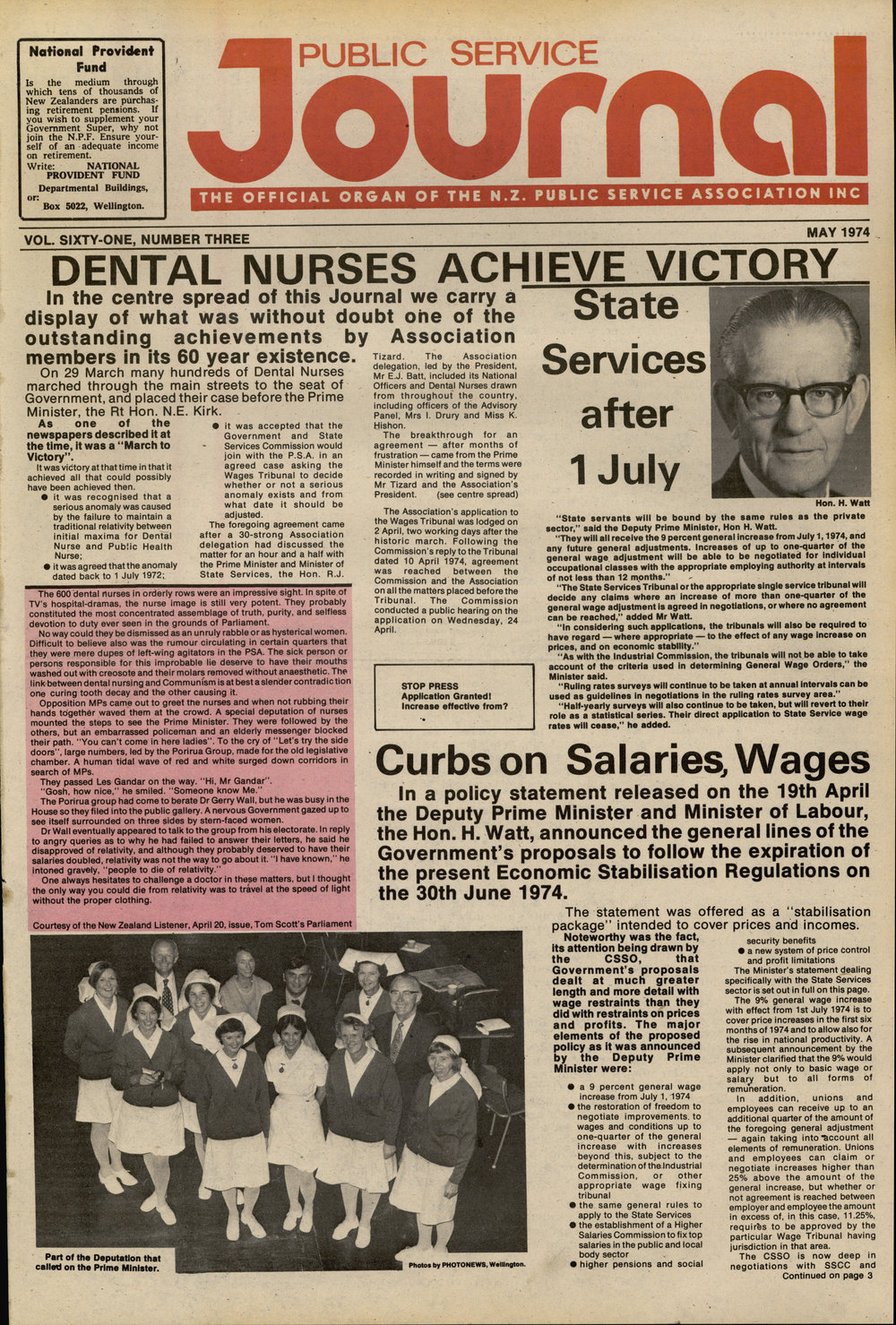 PSA Journal: Vol 61 No 3, May 1974