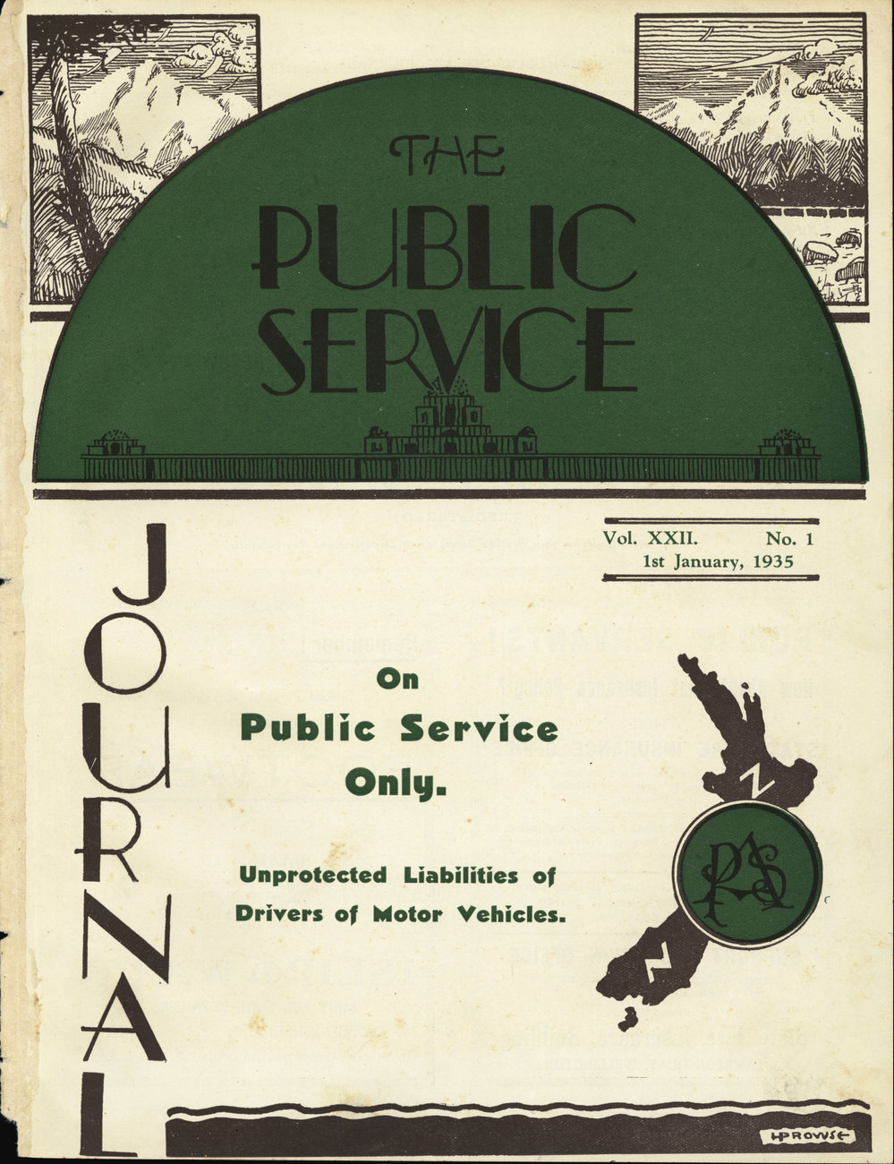 PSA Journal: Vol 22 No 1, January 1935