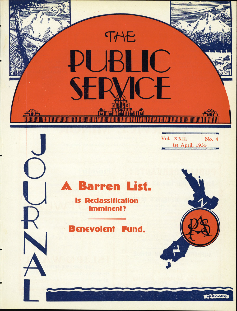 PSA Journal: Vol 22 No 4, April 1935