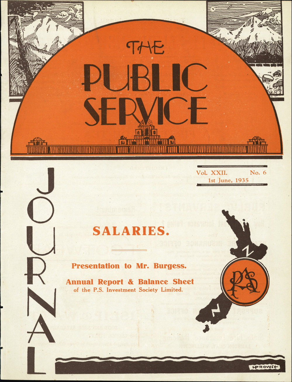 PSA Journal: Vol 22 No 6, June 1935