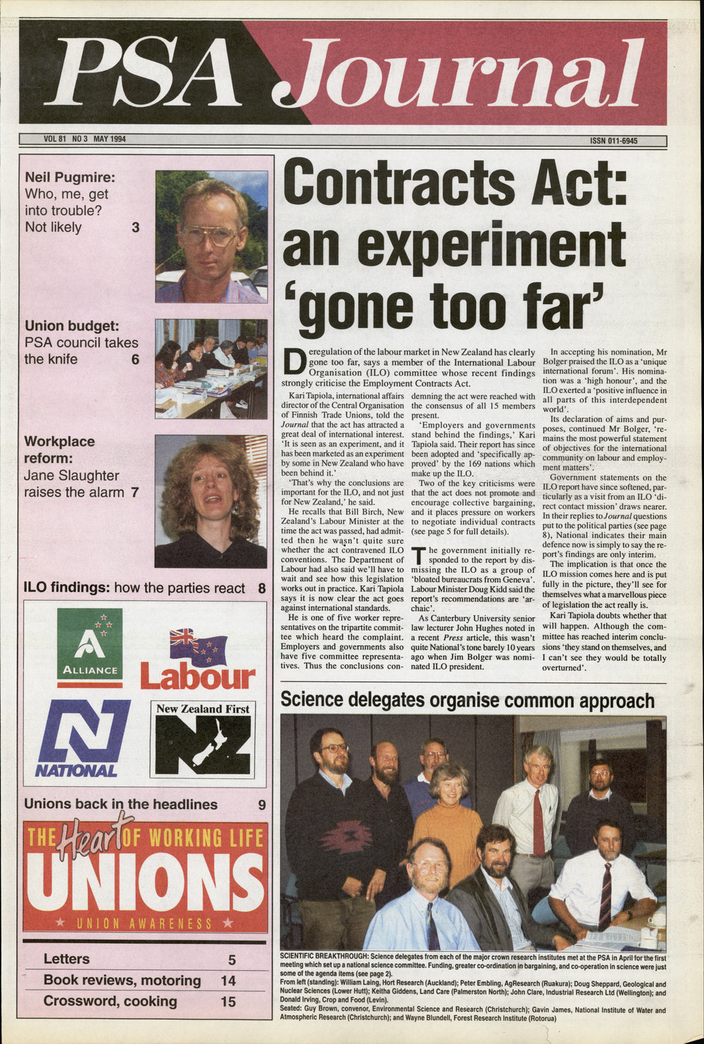 PSA Journal: Vol 81 No 3, May 1994