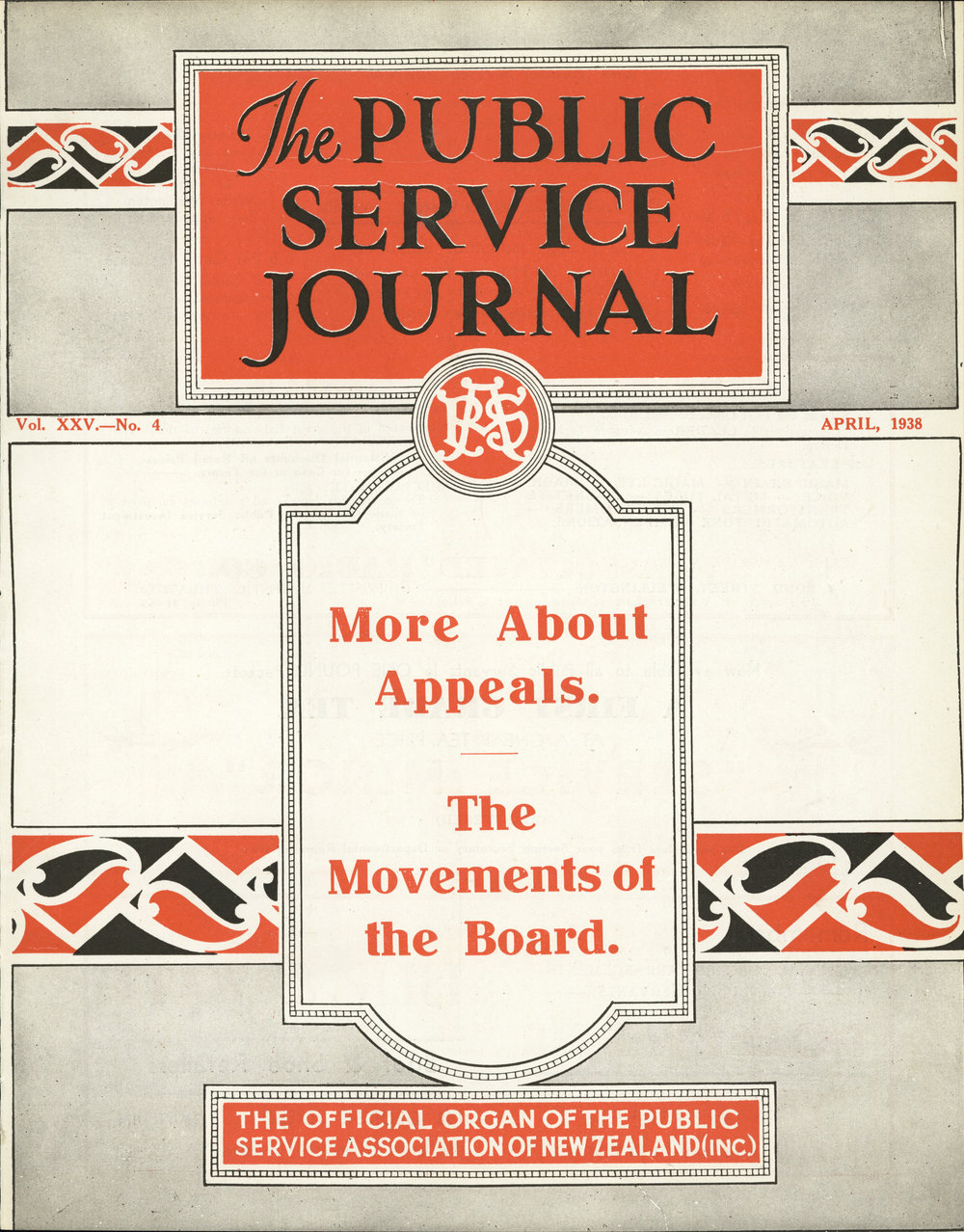 PSA Journal: Vol 25 No 4, April 1938