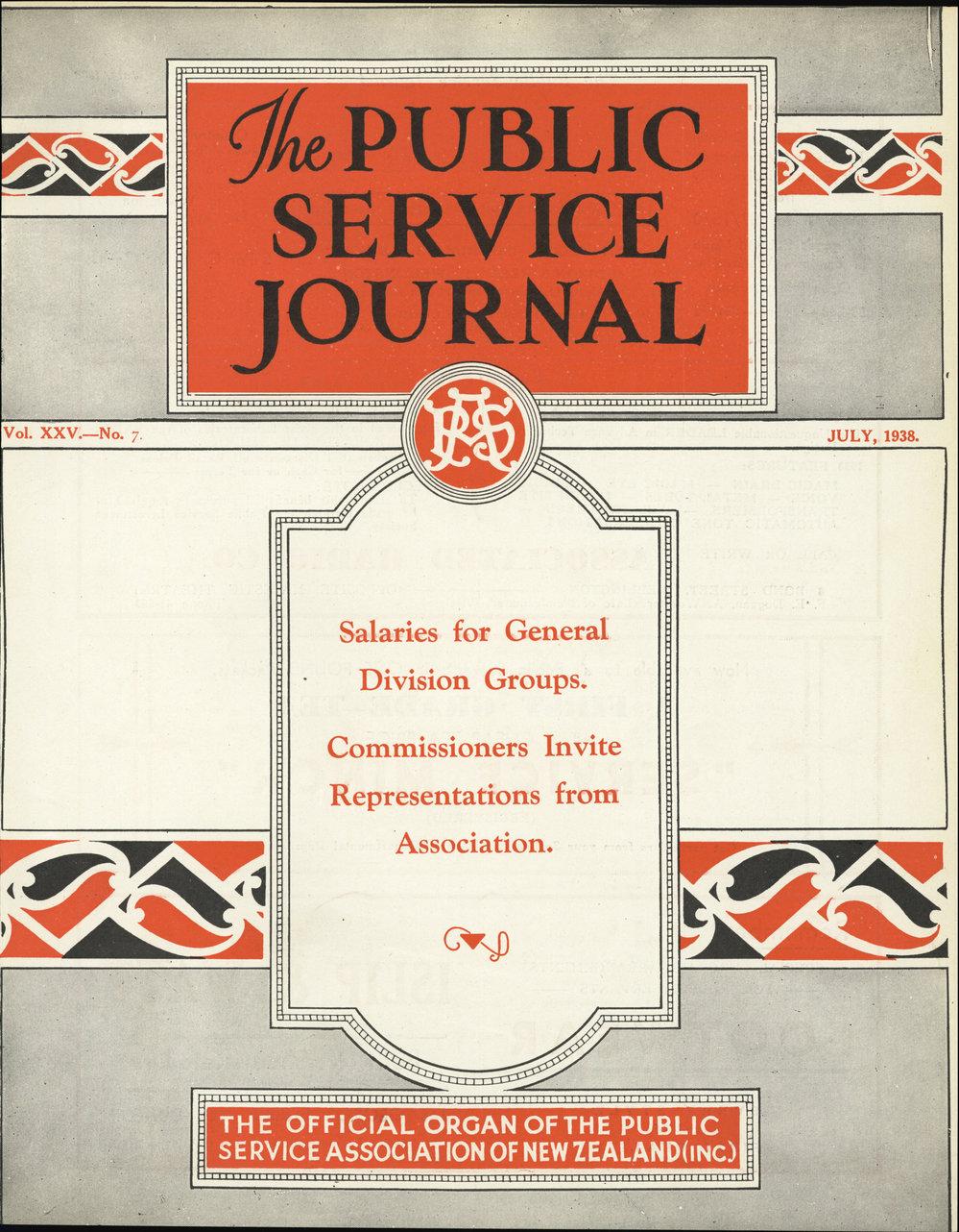 PSA Journal: Vol 25 No 7, July 1938