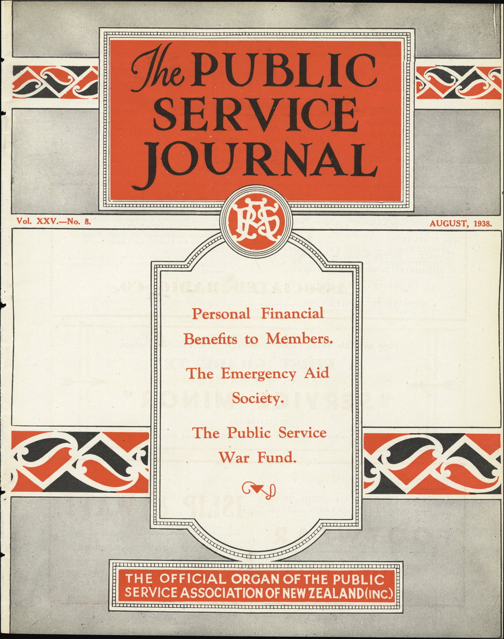 PSA Journal: Vol 25 No 8, August 1938