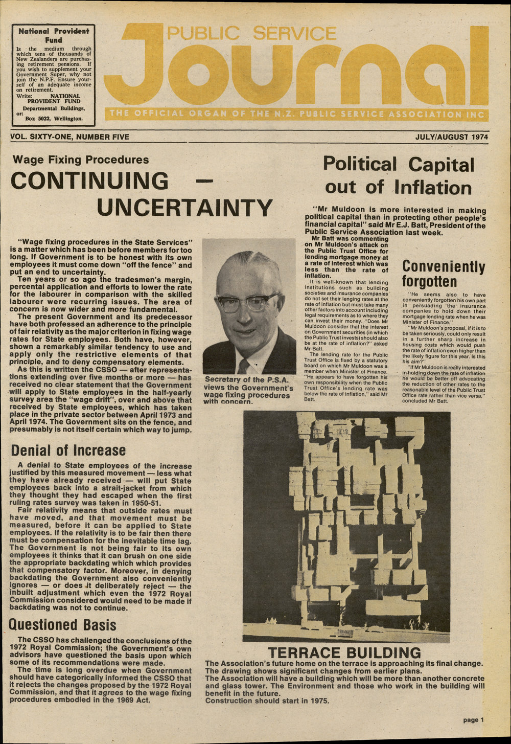PSA Journal: Vol 61 No 5, July/August 1974