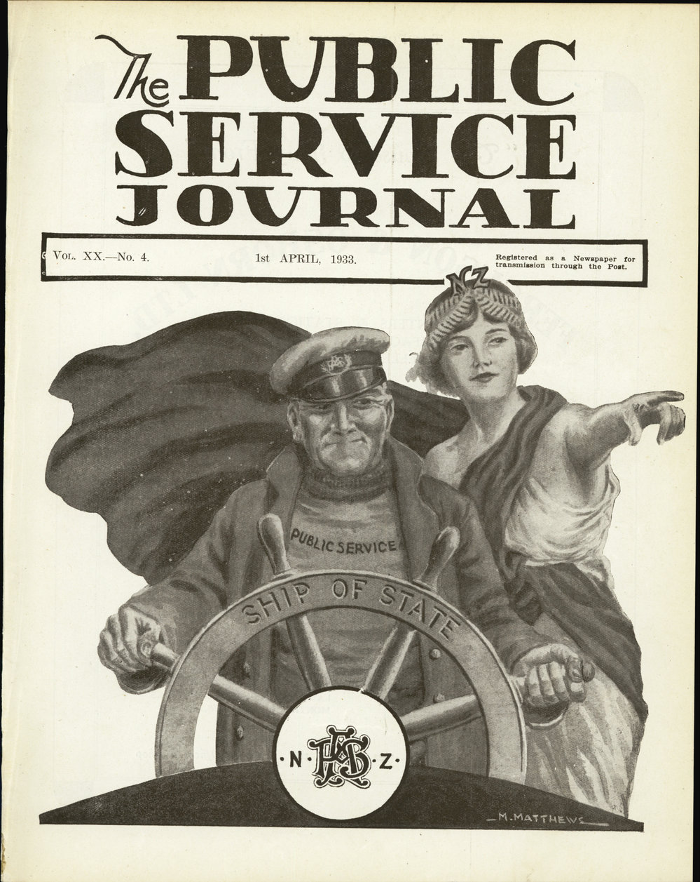 PSA Journal: Vol 20 No 4, April 1933