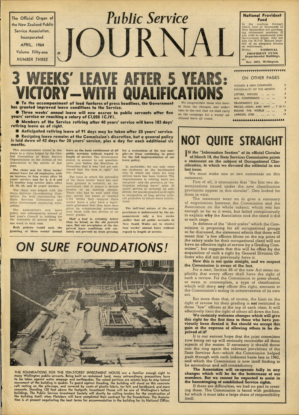 PSA Journal: Vol 51 No 3, April 1964