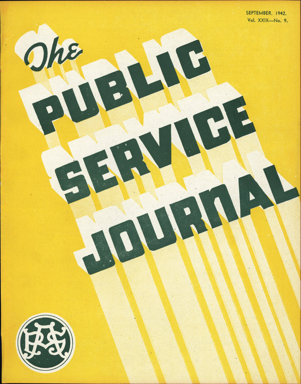 PSA Journal: Vol 29 No 9, September 1942