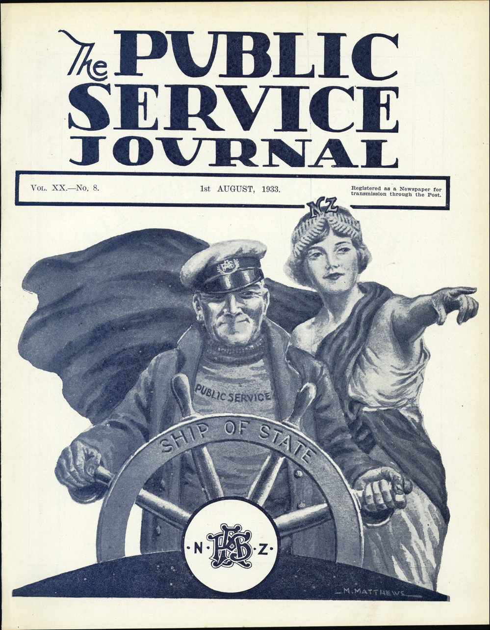 PSA Journal: Vol 20 No 8, August 1933