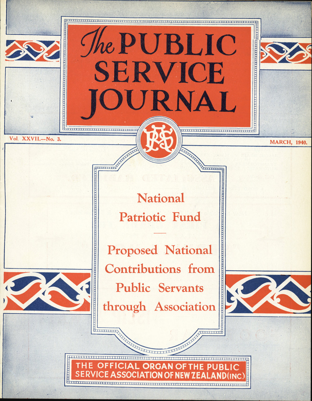 PSA Journal: Vol 27 No 3, March 1940