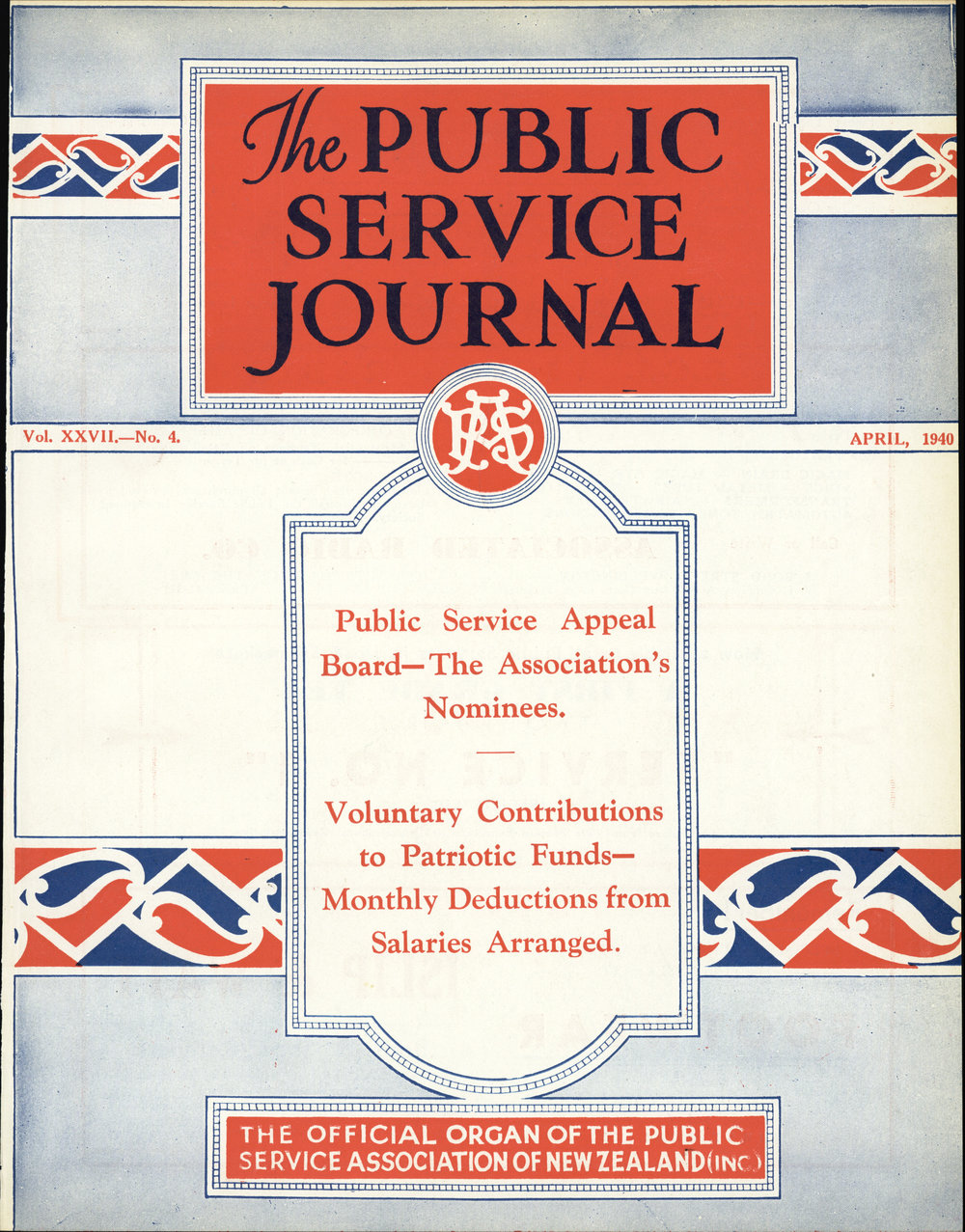 PSA Journal: Vol 27 No 4, April 1940