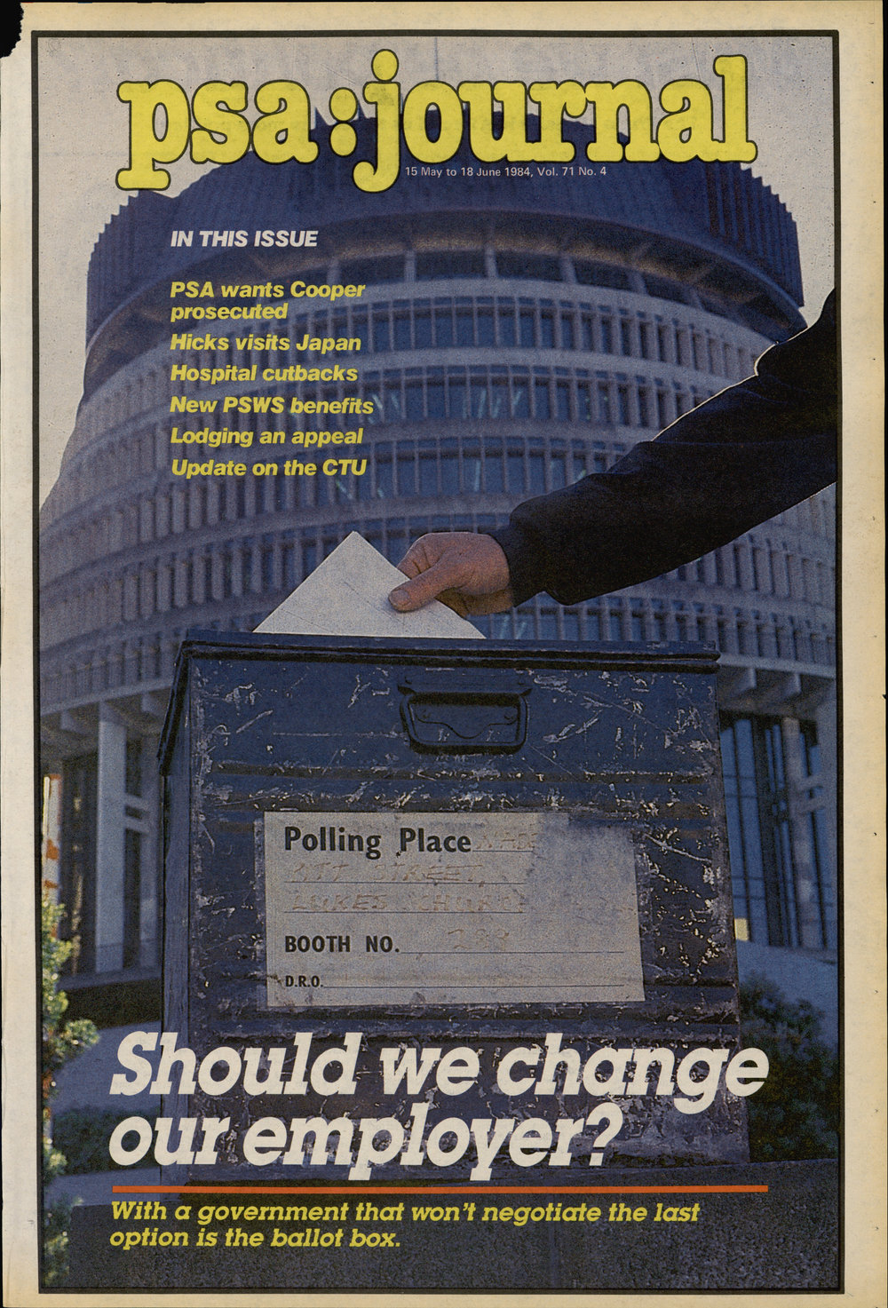 PSA Journal: Vol 71 No 4, May 1984