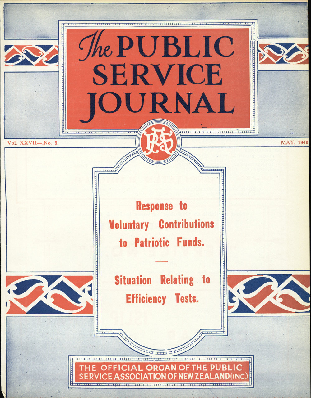PSA Journal: Vol 27 No 5, May 1940
