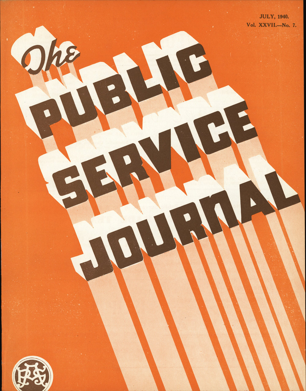 PSA Journal: Vol 27 No 7, July 1940